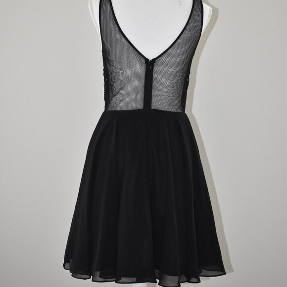 GB Black Sequin Dress - Size 7 - Picture 2 of 4